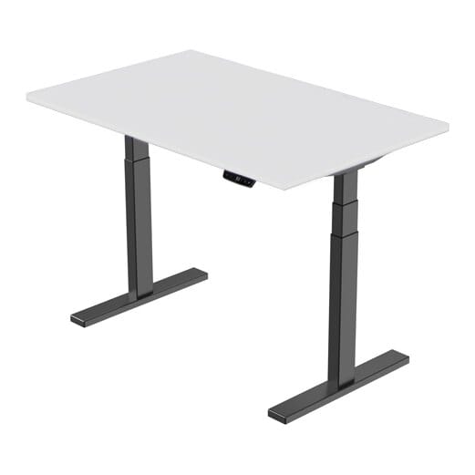Profesionalus reguliuojamo aukščio stalas, 139cm x 68cm, baltas
