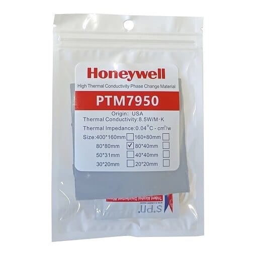 Termo padas HONEYWELL PTM7950 80x80x0,2 mm