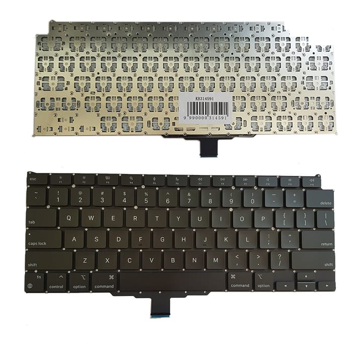 Nešiojamo kompiuterio klaviatūra Apple A2337, A2179, US