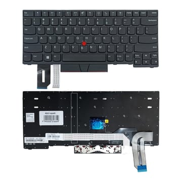 Nešiojamo kompiuterio klaviatūra Lenovo Thinkpad P14s, su "trackpoint", US
