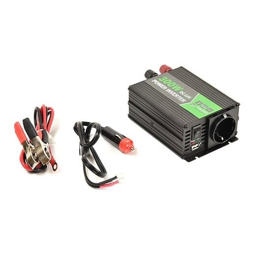 Įtampos keitiklis 12 V-220 V, 300 W