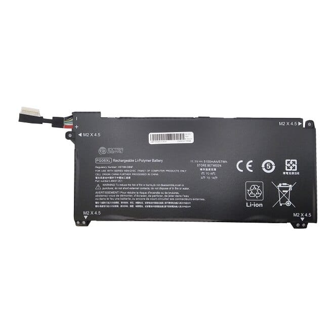 Suderinama nešiojamo kompiuterio baterija HP PG06XL, 5100 mAh