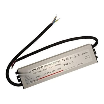 Maitinimo šaltinis 24 V, 8,3 A, 200 W, IP67