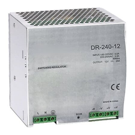 Maitinimo šaltinis 12 V, 20 A, 240 W, DIN