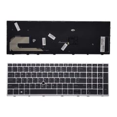 Nešiojamo kompiuterio klaviatūra HP Elitebook 850 G5 755 G5 ZBook 15u G5 su pašvietimu