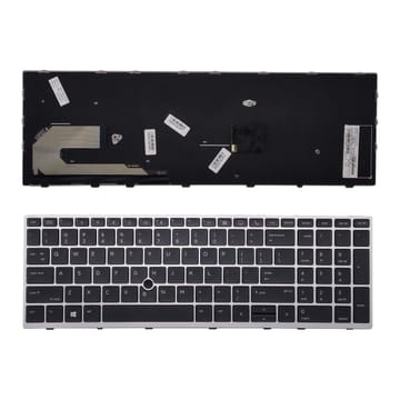 Nešiojamo kompiuterio klaviatūra HP Elitebook 850 G5 755 G5 ZBook 15u G5 su pašvietimu