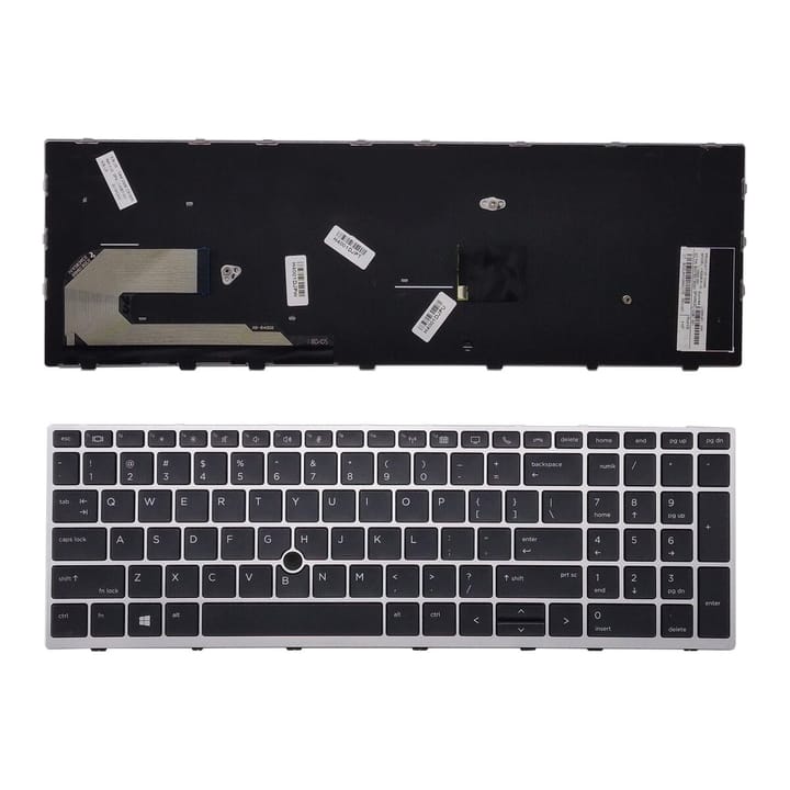 Nešiojamo kompiuterio klaviatūra HP Elitebook 850 G5 755 G5 ZBook 15u G5 su pašvietimu
