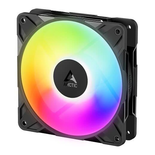 ARCTIC P12 PRO Reverse PWM PST A-RGB korpuso ventiliatorius, 4-pin, 120 mm