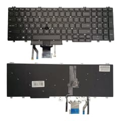 Nešiojamo kompiuterio klaviatūra Dell Latitude 5500, su pašvietimu ir „trackpoint“
