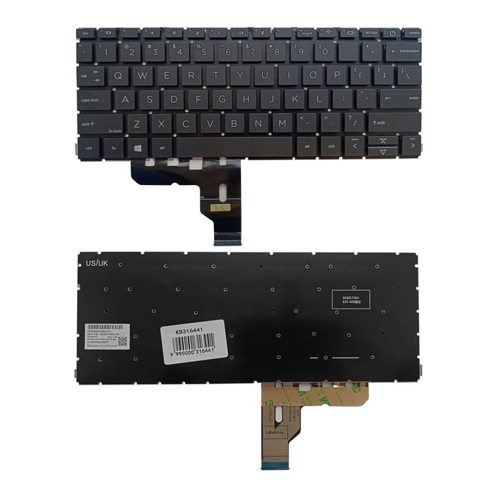 Nešiojamo kompiuterio klaviatūra HP Probook 430 G8, 430 G9, 435 G7, 435 G8, US