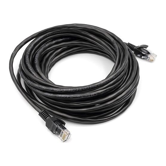 Kabelis Cat5E UTP, 7.5m, juodas