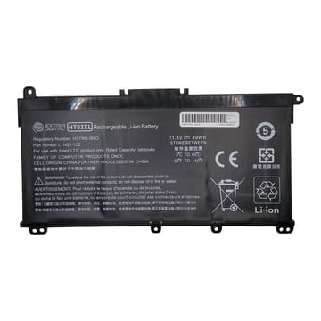 Suderinama nešiojamo kompiuterio baterija HP HT03XL, 3400 mAh