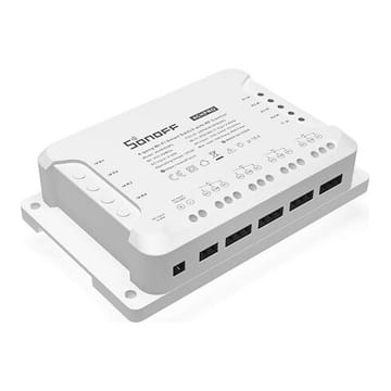 SONOFF išmanusis 4 kanalų jungiklis Wi-Fi, su RF 433MHz palaikymu, sauso kontakto