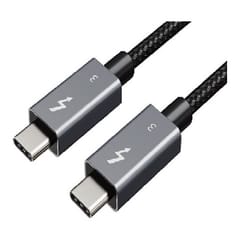 Kabelis Thunderbolt 3, USB-C - USB-C, 40Gbps, 100 W, 20 V/ 5 A, 4K/ 60HZ, 1m