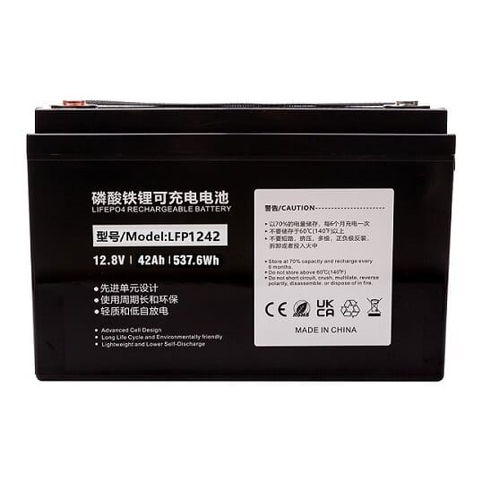 Akumuliatorius LiFePO4 12,8 V, 42Ah