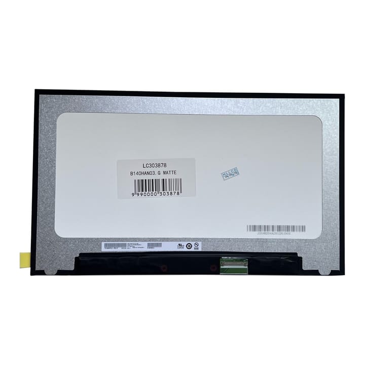 Nešiojamo kompiuterio ekranas 14.0" 1920x1080 IPS, 60 Hz, matinis, 40 pin (jungtis dešinėje), B140HAN03.G
