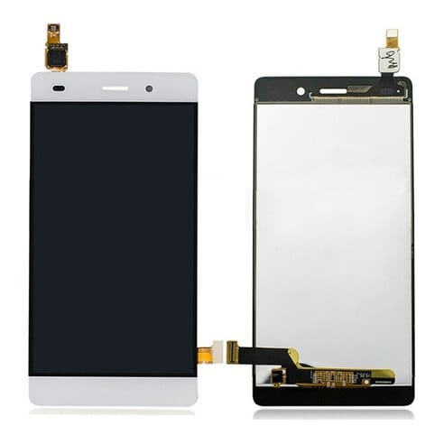 Pakaitinis telefono ekranas Huawei P8 Lite (baltas), restauruotas