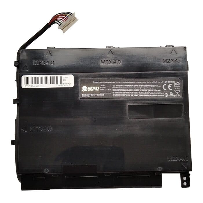 Suderinama nešiojamo kompiuterio baterija HP PF06XL, 8000 mAh