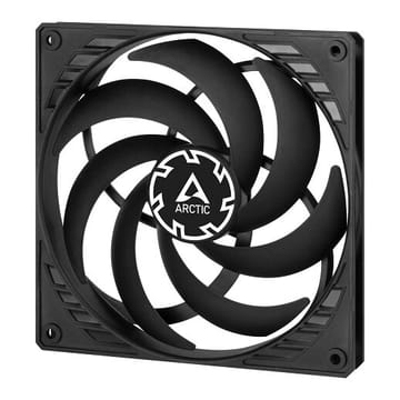 ARCTIC P14 SLIM PWM PST korpuso ventiliatorius, 4-pin, 140 mm, siauras, juodas