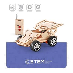 Medinis konstruktorius "Nuotoliniu būdu valdomas automobilis", mokomasis modelis