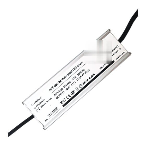 Maitinimo šaltinis 24 V, 13,3 A, 320 W, PFC, IP67