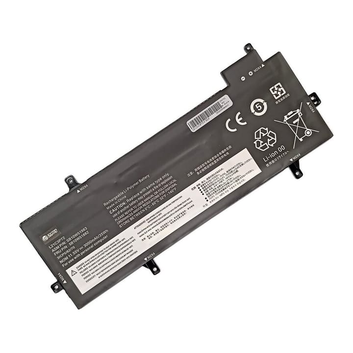Suderinama nešiojamo kompiuterio baterija Lenovo L21C3P72, 3000 mAh