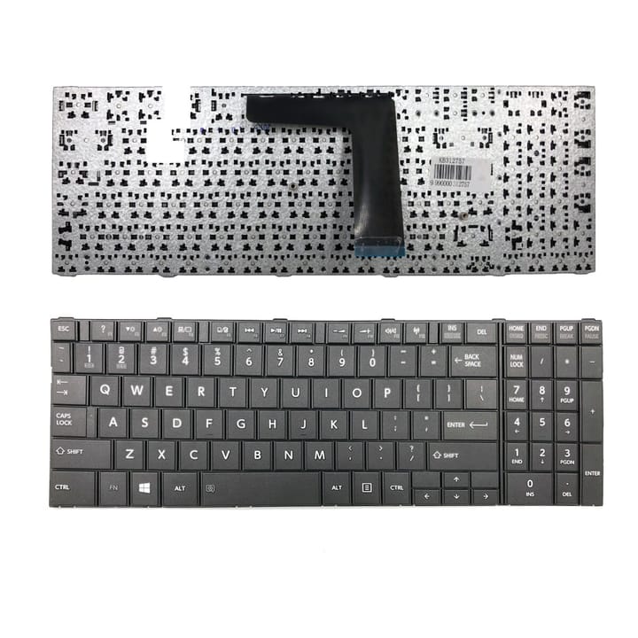 Nešiojamo kompiuterio klaviatūra Toshiba Satellite C50-B, C50D-B, C55-B, C55D-B, C50 A-B