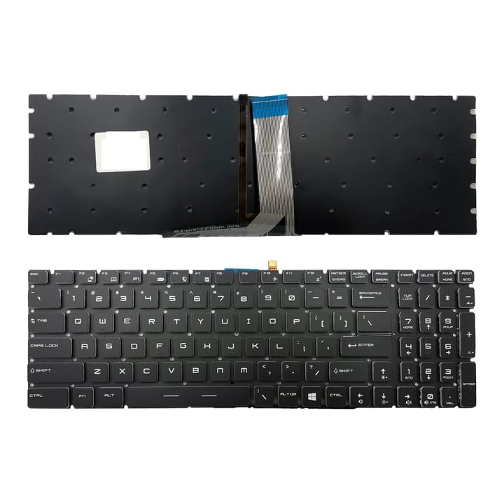 Nešiojamo kompiuterio klaviatūra MSI GT72, GS60 su RGB apšvietimu