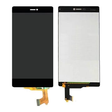 Pakaitinis telefono ekranas Huawei P8, juodas