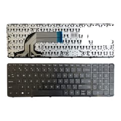 Nešiojamo kompiuterio klaviatūra HP 250, G2, G3; 255, G2, G3; 256, G2, G3. Su rėmeliu