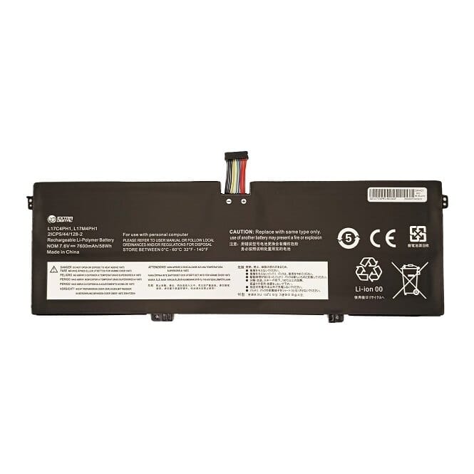 Suderinama nešiojamo kompiuterio baterija Lenovo L17C4PH1, 7600 mAh