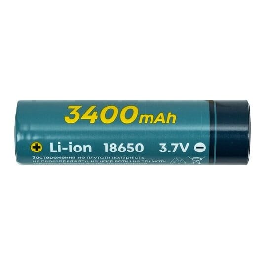 Akumuliatorius 18650, 3,7 V, 1C, 3400 mAh