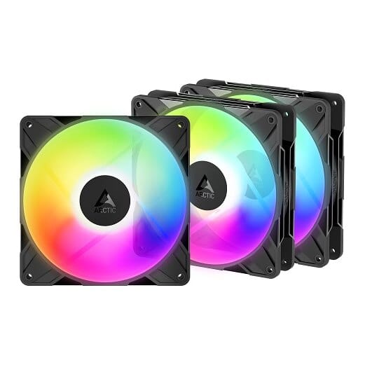 ARCTIC P14 PRO Reverse PWM PST A-RGB korpuso ventiliatoriai, 4-pin, 140 mm, 3vnt.