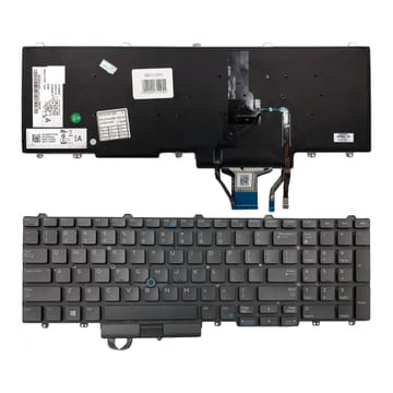 Nešiojamo kompiuterio klaviatūra Dell Latitude E5550, E5570, 5580 / Precision15 7510, 3510 / Precision 17 7710