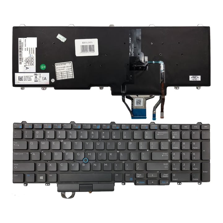 Nešiojamo kompiuterio klaviatūra Dell Latitude E5550, E5570, 5580 / Precision15 7510, 3510 / Precision 17 7710
