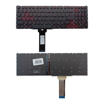 Nešiojamo kompiuterio klaviatūra Acer Nitro 5 Gaming AN515-54, AN515-55, AN715-51, su pašvietimu