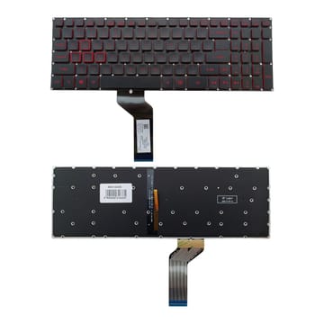 Nešiojamo kompiuterio klaviatūra Acer Nitro AN515-51, AN515-52, AN515-53, AN515-42, su pašvietimu, US