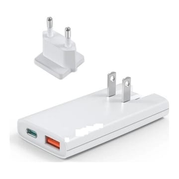 USB-C įkroviklis nešiojamam kompiuteriui ir telefonui CHOETECH GaN USB-C, USB-A, 67 W, PD