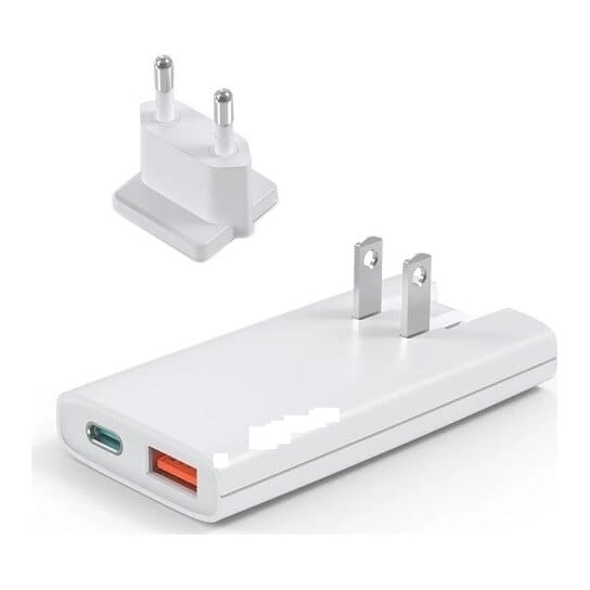 USB-C įkroviklis nešiojamam kompiuteriui ir telefonui CHOETECH GaN USB-C, USB-A, 67 W, PD