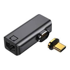 Magnetinis adapteris USB Type-C - RJ-45, 100/1000Mb