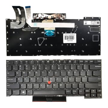 Nešiojamo kompiuterio klaviatūra Lenovo ThinkPad T490s, T495s (US)