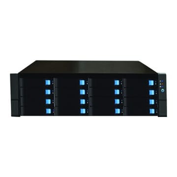 Duomenų serveris 16xHDD 3.5", 3U, 19" rack, G3900, 8GB ram, 128gb M2