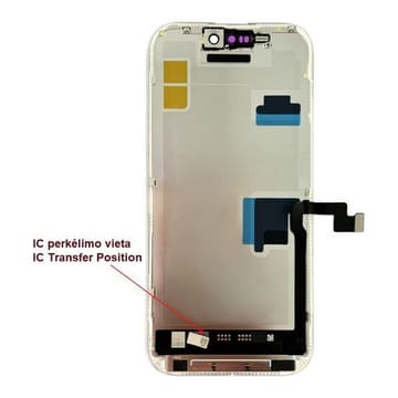 Pakaitinis telefono ekranas iPhone 16 Pro, LTPO Soft OLED, 120 Hz