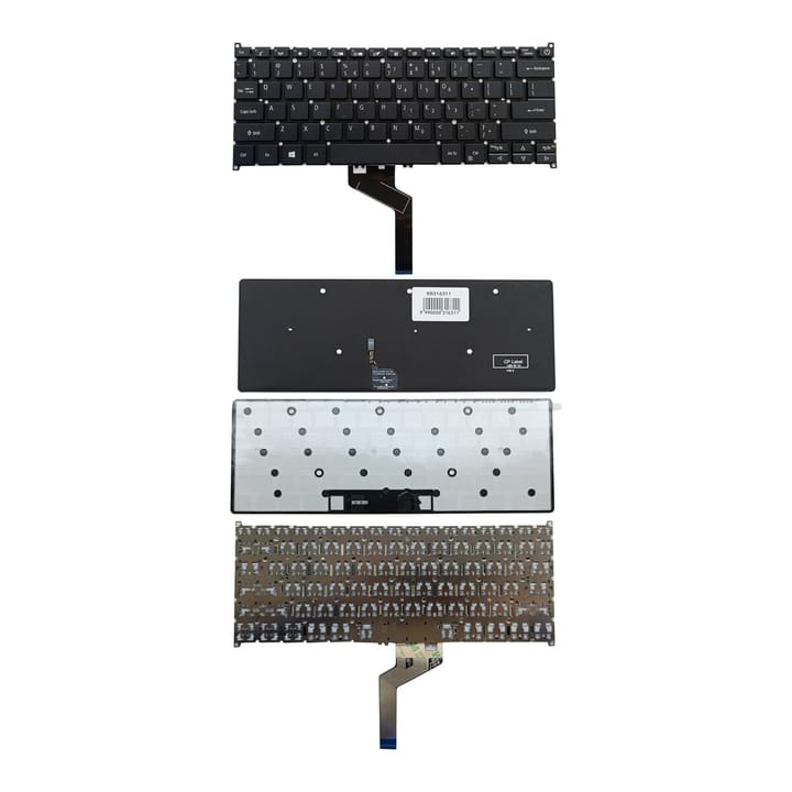 Nešiojamo kompiuterio klaviatūra Acer Swift SF514-52, SF514-54, SF314-42, SF314-52, su pašvietimu, US
