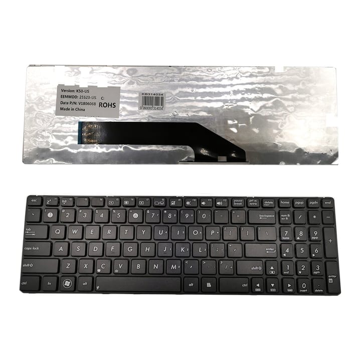 Nešiojamo kompiuterio klaviatūra ASUS F52, K50, K50C, K50IJ, K50IN