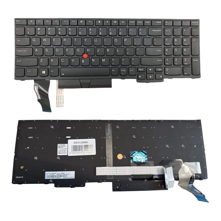 Nešiojamo kompiuterio klaviatūra Lenovo E580 (su apšvietimu)