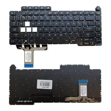 Nešiojamo kompiuterio klaviatūra ASUS G15 G513, G513Q, G533, su RGB pašvietimu, US