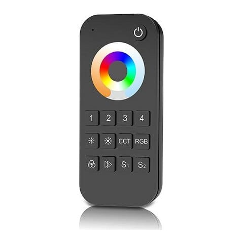 RT10 nuotolinis valdymo pultelis, 4 zonų RGB/RGBW ir CCT