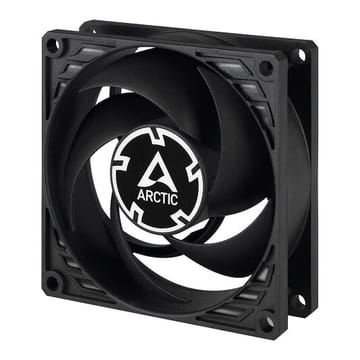 ARCTIC P8 Silent ypač tylus korpuso ventiliatorius, 3-pin, 80 mm, juodas