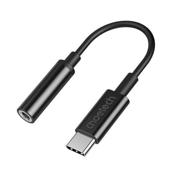 Adapteris CHOETECH USB Type-C (M) - ausinių jungtis 3,5 mm (F)